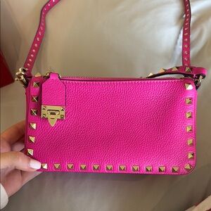 Pink Studded Valentino Bag